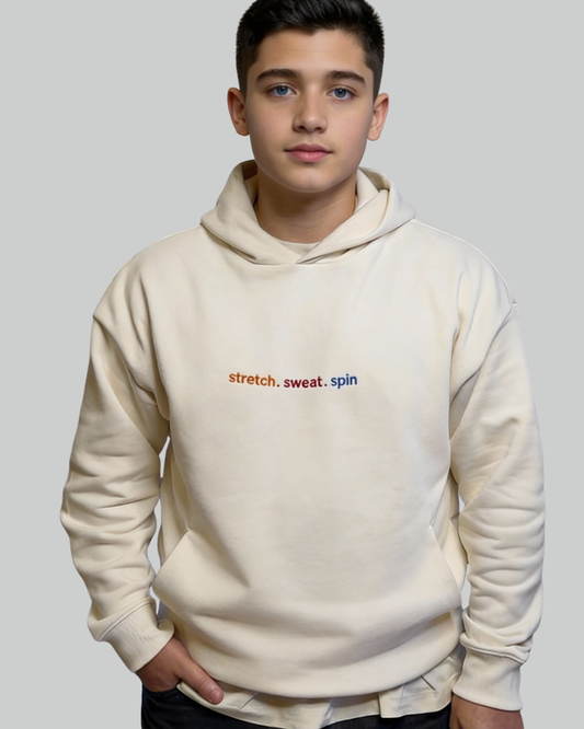 Hoodie 'STRETCH. SWEAT. SPIN.' Oversize,Unisex